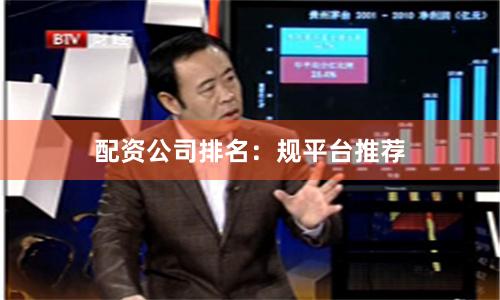 配资公司排名:规平台推荐